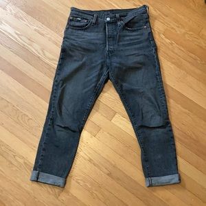 Levi 501 skinny - 28w 30L dark wash jeans